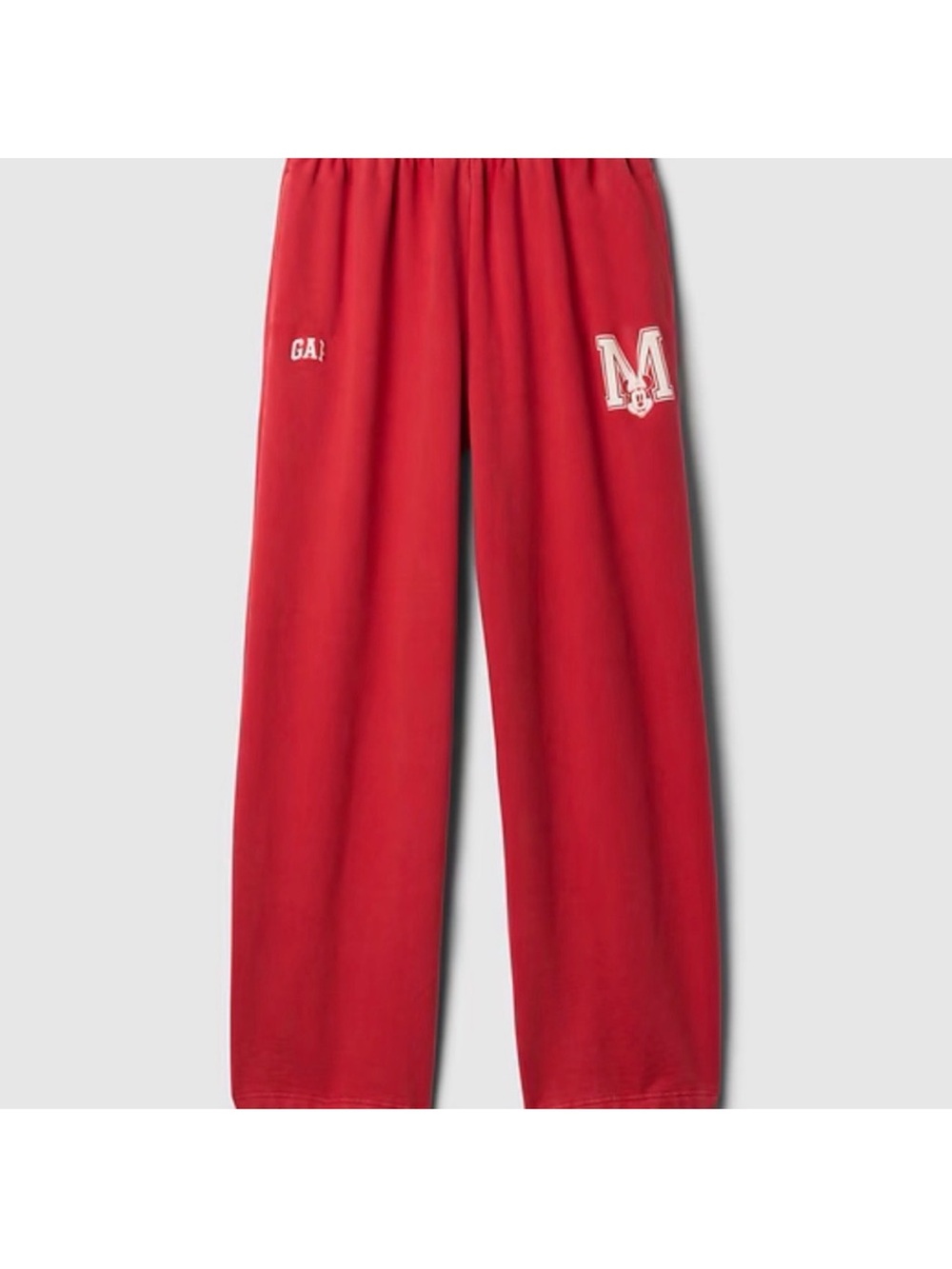 GAP Disney Red Disney Minnie Mouse Waistband Sweatpants